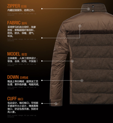 男士羽绒服 男式拼接立领90%白鸭绒 品牌羽绒服批发 双十二大促 - 男士羽绒服 男式拼接立领90%白鸭绒 品牌羽绒服批发 双十二大促厂家 - 男士羽绒服 男式拼接立领90%白鸭绒 品牌羽绒服批发 双十二大促价格 - 石狮市豪迈王制衣 - 